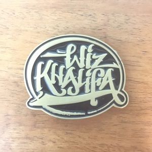 Wiz Khalifa Rapper Rap Belt Metal Buckle